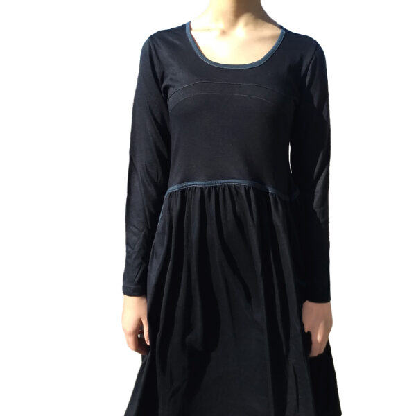 Vestido BERRY negro y gris oscuro - Imagen 5