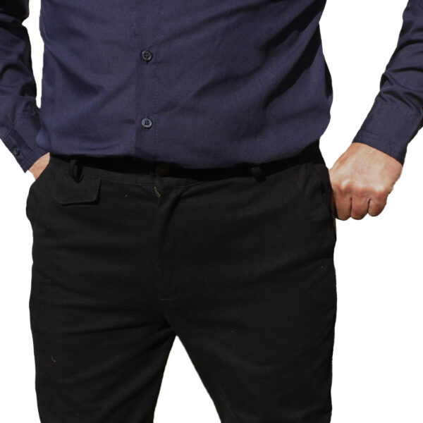 Pantalón CRUZADA negra - Imagen 2
